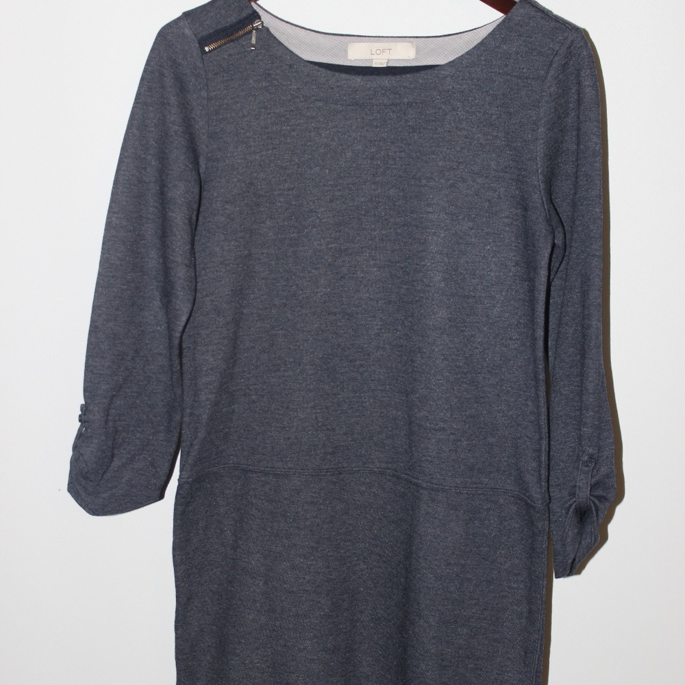 LOFT Gray Lounge Sweater XS
